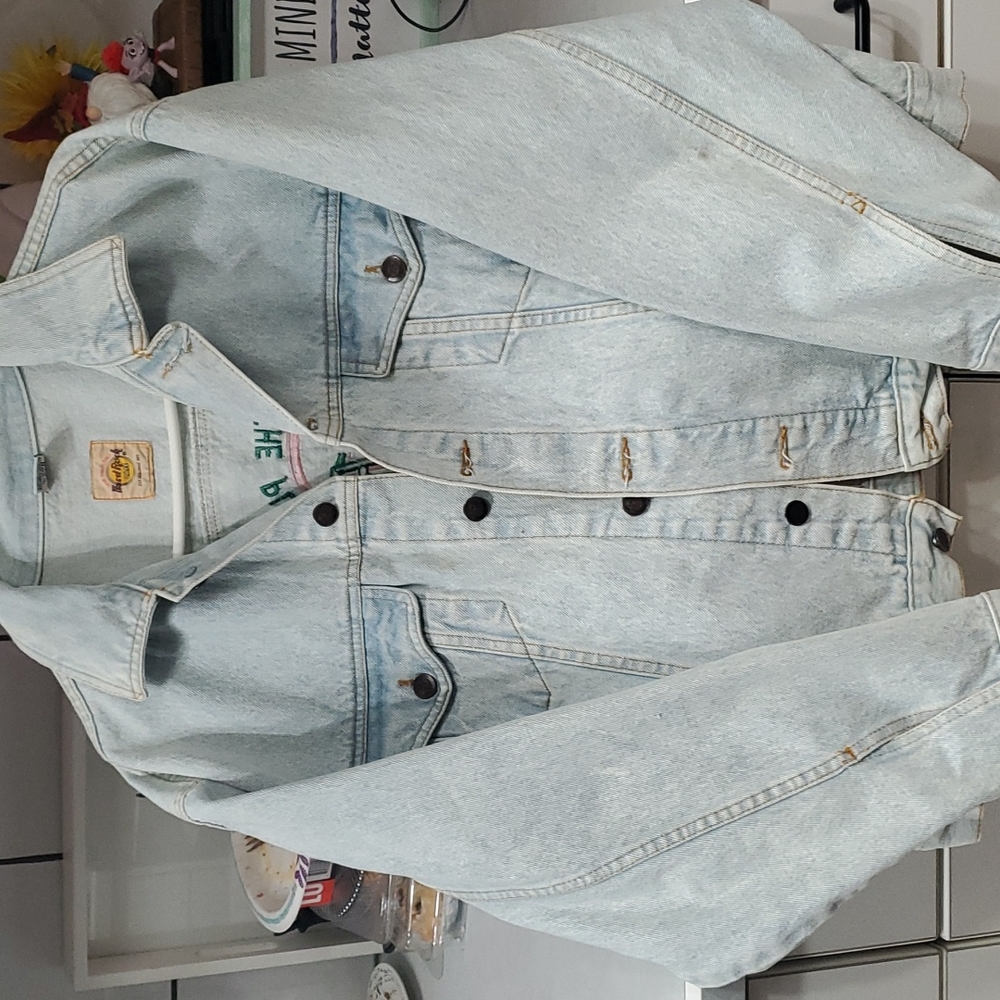 Vintage faded jean  Hard Rock Puerto Vallarta Jacket